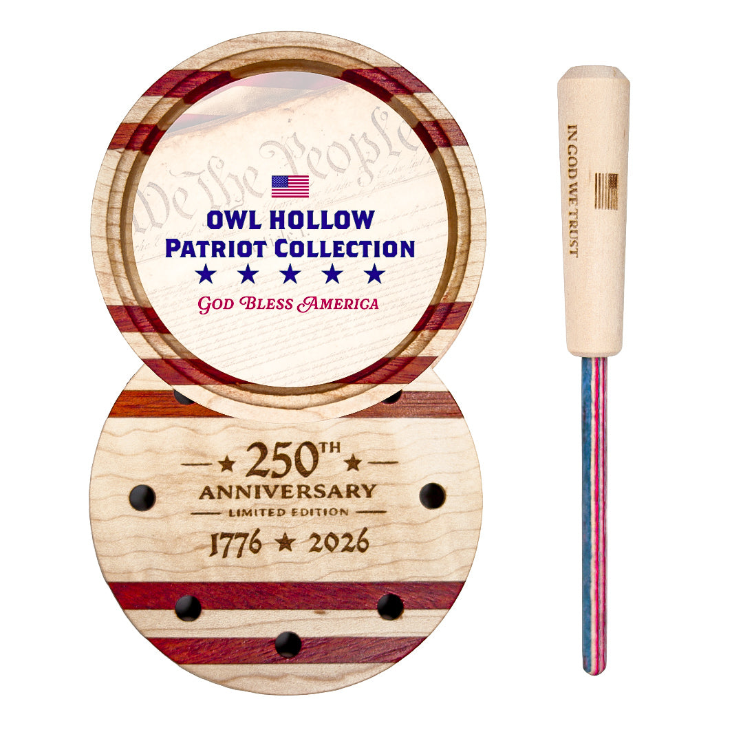 Limited Edition Patriot Glass Pot Call